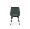 Jídelní židle K404, tmavě zelený Velvet