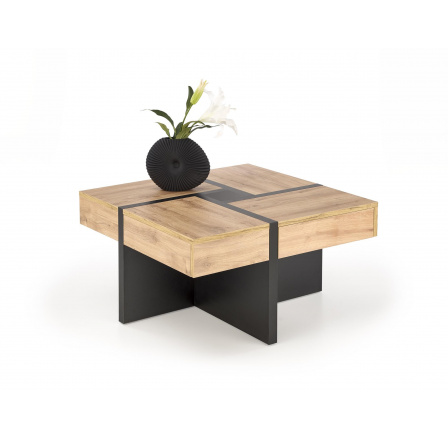 SEVILLA S deska stolu: dub craft, nohy: černé (3p=1ks)