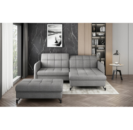 Rohová sedací souprava LORELLE + Taburet Sawana 21 110x200 Pravý 1