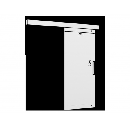 Charlise s měkkým zavíráním černé Dveře