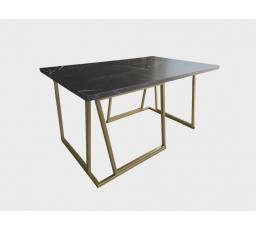 Konferenční stolek 80x50 základna zlatá