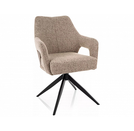 ŽIDLE OLSEN NOELLE ČERNÝ RÁM / C. BĚŽ 33