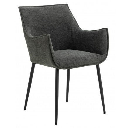 Šedá židle Bonita