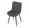 Jídelní židle, šedá, látka, HC-462 GREY2