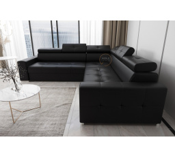 Rohová sedací souprava s funkcí spaní MARGO MAX 270x270 - Levá strana, volitelný odstín