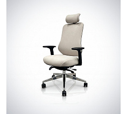 Ergonomická kancelářská židle světle béžová AXIS