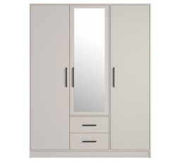 Šatní skříň SMART SRL2 se zrcadlem, Kašmír