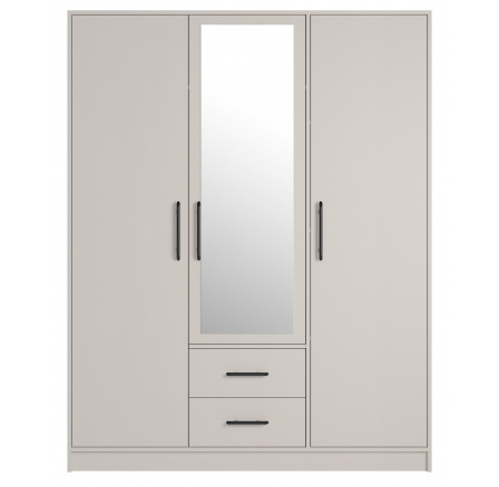Šatní skříň SMART SRL2 se zrcadlem, Kašmír