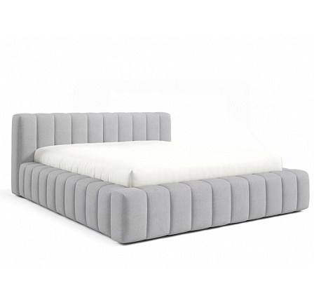 Postel GINO s roštem v dřevěném rámu, 160x200, Velluto 15