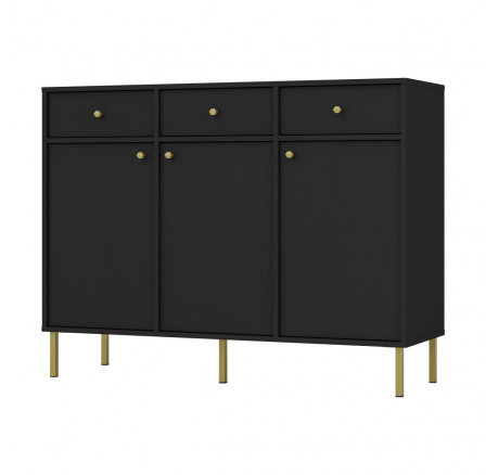 Komoda Tomila 827/2, černý grafit