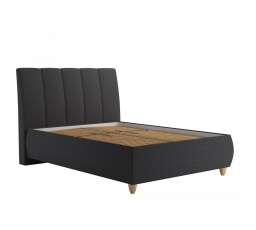 Postel Alison 140x200, tmavě šedá