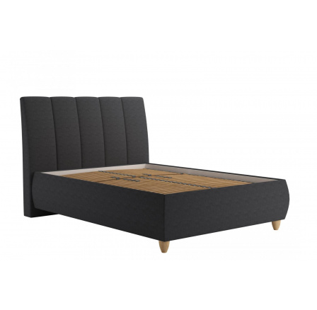 Postel Alison 140x200, tmavě šedá