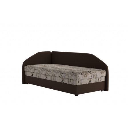 Válenda s čely Torino levá hnědá se vzorem