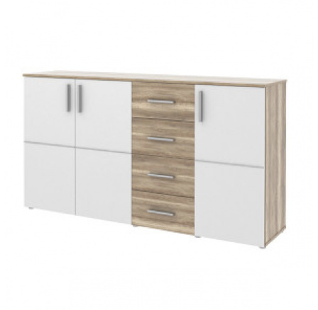 IDESA 05 -komoda (IDA 05) dub canyon / bílá(MD) (K150-Z)