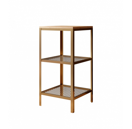 Regál Rolin Zlatý + Dub Lancelot