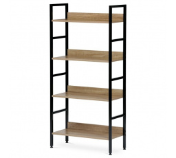 Regál, mdf, hnědá, GD-314 OAK