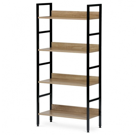 Regál, mdf, hnědá, GD-314 OAK