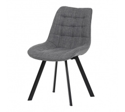Jídelní židle, šedá, látka, HC-465 GREY2