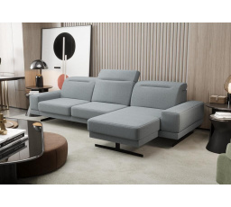 Rohová sedací souprava FIORE MINI 265x180 cm - šedá , pravá