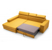 Rohová sedací souprava Mexicana Lux L - žlutá