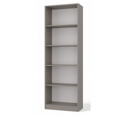 Knihovna Malvína 60 šedá jíl