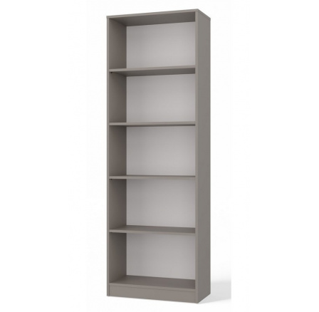 Knihovna Malvína 60 šedá jíl