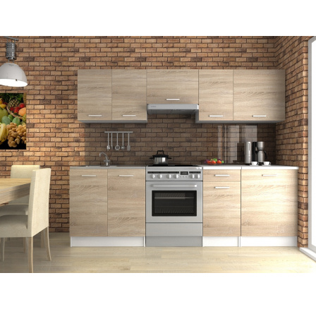 Kuchyňská linka Luigi 240/180 dub sonoma