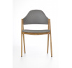 Jídelní židle K247, šedá