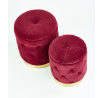 Taburet POLLY sada, bordó Velvet