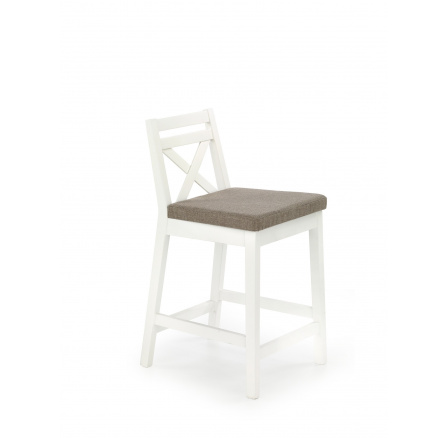 Barová židle BORYS Low, bílá Barová židle BORYS Low, bílá