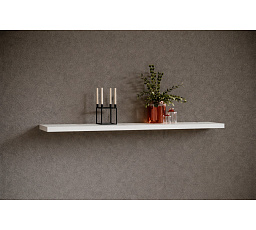 Závěsná police ANDREA 120x26 Bílá Matná