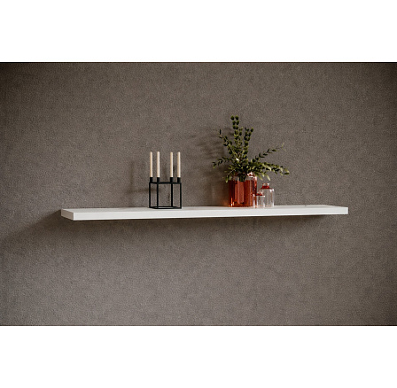 Závěsná police ANDREA 120x26 Bílá Matná Závěsná police ANDREA 120x26 Bílá Matná