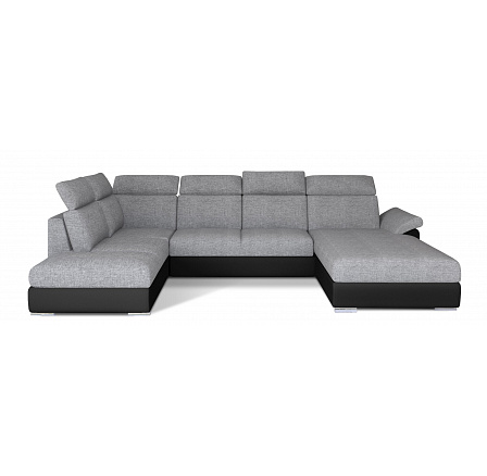 Sedací souprava ve tvaru U EVANELL, Sawana 21/soft 11 Pravá