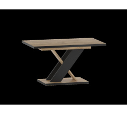 Rozkládací stůl dub wotan/černý 85x138208 ST16-FX