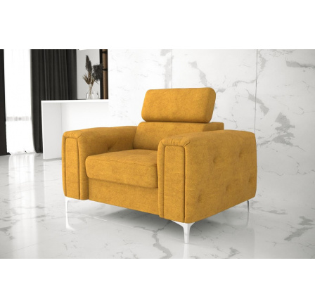 Křeslo ORION 110 cm - žlutá