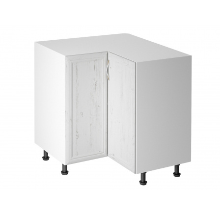 Kuchyňská rohová dolní skříňka Sycylia D90N, bílá