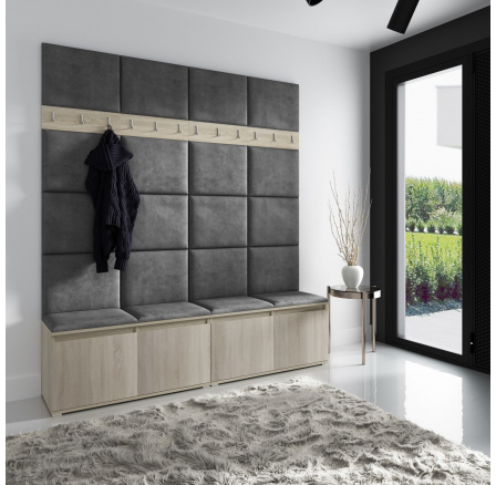 Předsíňová stěna EMI 4, Trinity 15/Dub Sonoma Předsíňová stěna EMI 4, Trinity 15/Dub Sonoma