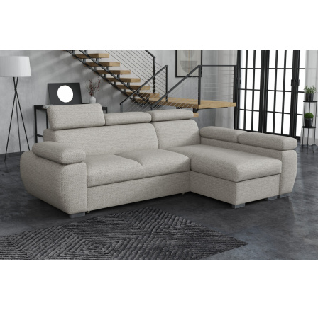 Sedací souprava Bodie pravá Aragon světle šedá Sedací souprava Bodie pravá Aragon světle šedá