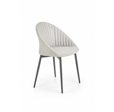 Jídelní židle K357, světlá šedá