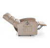 Elektricky polohovatelné křeslo MARONI, Béžová
