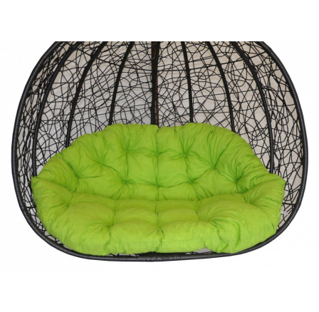 Polstr na závěsnou houpačku Double - látka světle zelený melír