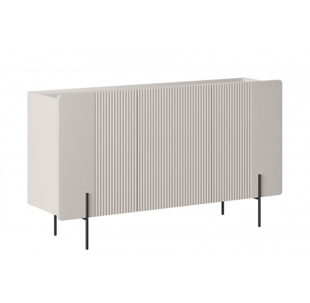 MALMI Komoda 150 3D - kašmír / černé nohy