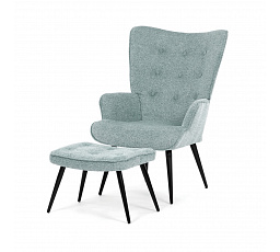 Relaxační křeslo, modrá, látka, AK-303 BLUE2