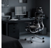 Ergonomické kancelářské hrací křeslo V Master černo-šedé