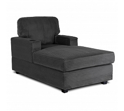 Křeslo Relaxační NEO Šedé Manšestrové