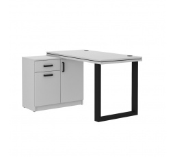 Psací stůl MATYLDA 140, Světle šedá