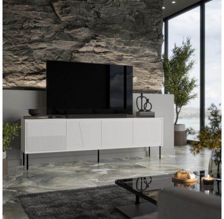 Tv komoda ABI, bílá matná/bílá matná Tv komoda ABI, bílá matná/bílá matná