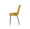 Jídelní židle K417, hořčicová