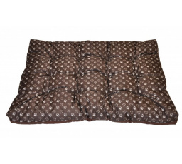 Matrace pro psa voděodolná 120x80 tlapka hnědá