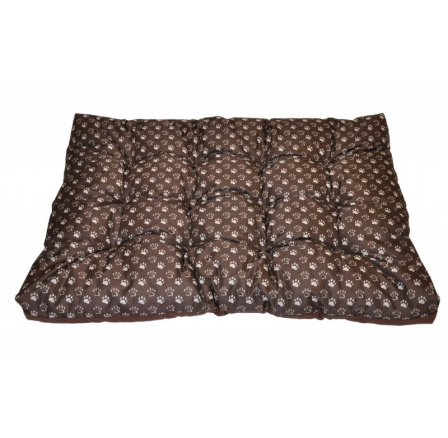 Matrace pro psa voděodolná 120x80 tlapka hnědá